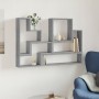 Wall shelf engineered wood Sonoma gray 96x12x64 cm by vidaXL, Shelves and shelves - Ref: Foro24-840805, Price: 51,63 €, Disco...