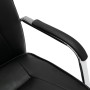 Silla de oficina de cuero sintético negra de vidaXL, Sillas de oficina - Ref: Foro24-289354, Precio: 116,63 €, Descuento: %