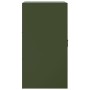 Aparador de acero verde oliva 34,5x39x73 cm de vidaXL, Aparadores - Ref: Foro24-841713, Precio: 81,99 €, Descuento: %