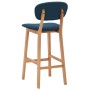 Kitchen stools 2 units blue fabric by vidaXL, Kitchen stools - Ref: Foro24-289371, Price: 151,44 €, Discount: %