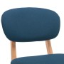 Kitchen stools 2 units blue fabric by vidaXL, Kitchen stools - Ref: Foro24-289371, Price: 151,44 €, Discount: %