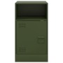 Bedside tables 2 units olive green steel 34.5x39x62 cm by vidaXL, Nightstands - Ref: Foro24-841772, Price: 125,79 €, Discount: %