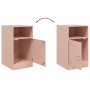 Nachttische 2 Einheiten rosa Stahl 34,5x39x62 cm von vidaXL, Nachttische - Ref: Foro24-841766, Preis: 125,79 €, Rabatt: %