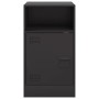 Nightstands 2 units black steel 34.5x39x62 cm by vidaXL, Nightstands - Ref: Foro24-841764, Price: 118,34 €, Discount: %