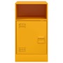 Bedside tables 2 units mustard yellow steel 34.5x39x62 cm by vidaXL, Nightstands - Ref: Foro24-841770, Price: 125,79 €, Disco...