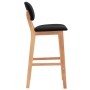 Kitchen stools 2 units black fabric by vidaXL, Kitchen stools - Ref: Foro24-289373, Price: 172,40 €, Discount: %