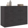 Black steel sideboard 99x39x73 cm by vidaXL, Sideboards - Ref: Foro24-841793, Price: 213,15 €, Discount: %