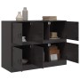 Black steel sideboard 99x39x73 cm by vidaXL, Sideboards - Ref: Foro24-841793, Price: 213,15 €, Discount: %