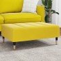 Reposapiés de terciopelo amarillo 77x55x31 cm de vidaXL, Otomanas - Ref: Foro24-4007397, Precio: 86,54 €, Descuento: %