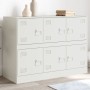 White steel sideboard 99x39x73 cm by vidaXL, Sideboards - Ref: Foro24-841798, Price: 188,99 €, Discount: %