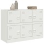 Aparador de acero blanco 99x39x73 cm de vidaXL, Aparadores - Ref: Foro24-841798, Precio: 188,63 €, Descuento: %