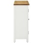 Mueble botellero de madera maciza de roble 80x32x80 cm de vidaXL, Botelleros - Ref: Foro24-289210, Precio: 217,99 €, Descuent...