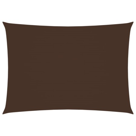 Rectangular brown Oxford fabric sail shade 5x7 m by vidaXL, Umbrellas - Ref: Foro24-135825, Price: 99,74 €, Discount: %