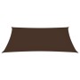 Rectangular brown Oxford fabric sail shade 5x7 m by vidaXL, Umbrellas - Ref: Foro24-135825, Price: 99,74 €, Discount: %