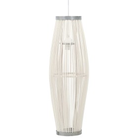 Ovale Hängeleuchte aus weißer Weide, 40 W, E27, 25 x 62 cm von vidaXL, Lampen - Ref: Foro24-289587, Preis: 26,99 €, Rabatt: %