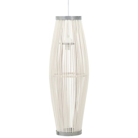 Ovale Hängeleuchte aus weißer Weide, 40 W, E27, 25 x 62 cm von vidaXL, Lampen - Ref: Foro24-289587, Preis: 26,40 €, Rabatt: %