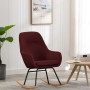 Red wine red fabric rocking chair by vidaXL, Rocking chairs - Ref: Foro24-289545, Price: 144,74 €, Discount: %