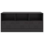 Mueble para TV de acero negro 99x39x44 cm de vidaXL, Muebles TV - Ref: Foro24-841733, Precio: 121,83 €, Descuento: %