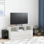 Mueble para TV de acero blanco 99x39x44 cm de vidaXL, Muebles TV - Ref: Foro24-841738, Precio: 128,99 €, Descuento: %