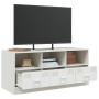 Mueble para TV de acero blanco 99x39x44 cm de vidaXL, Muebles TV - Ref: Foro24-841738, Precio: 128,99 €, Descuento: %