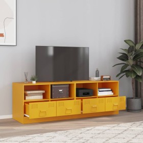 Muebles para TV 2 unidades acero amarillo mostaza 67x39x44 cm de vidaXL, Muebles TV - Ref: Foro24-841746, Precio: 171,99 €, D...