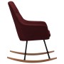 Red wine red fabric rocking chair by vidaXL, Rocking chairs - Ref: Foro24-289545, Price: 144,74 €, Discount: %