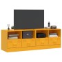 TV furniture 2 units mustard yellow steel 67x39x44 cm by vidaXL, TV Furniture - Ref: Foro24-841746, Price: 171,99 €, Discount: %