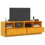 TV furniture 2 units mustard yellow steel 67x39x44 cm by vidaXL, TV Furniture - Ref: Foro24-841746, Price: 171,99 €, Discount: %