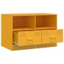 TV furniture 2 units mustard yellow steel 67x39x44 cm by vidaXL, TV Furniture - Ref: Foro24-841746, Price: 171,99 €, Discount: %