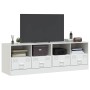 TV furniture 2 units white steel 67x39x44 cm by vidaXL, TV Furniture - Ref: Foro24-841750, Price: 171,67 €, Discount: %