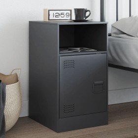 Anthracite gray steel nightstand 34.5x39x62 cm by vidaXL, Nightstands - Ref: Foro24-841767, Price: 71,77 €, Discount: %