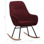 Red wine red fabric rocking chair by vidaXL, Rocking chairs - Ref: Foro24-289545, Price: 144,74 €, Discount: %