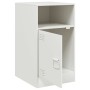 White steel nightstand 34.5x39x62 cm by vidaXL, Nightstands - Ref: Foro24-841773, Price: 71,77 €, Discount: %