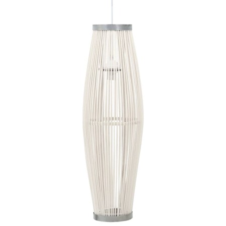 Lámpara colgante ovalada sauce blanco 40 W E27 27x68 cm de vidaXL, Lámparas - Ref: Foro24-289590, Precio: 36,40 €, Descuento: %