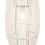 Lámpara colgante ovalada sauce blanco 40 W E27 27x68 cm de vidaXL, Lámparas - Ref: Foro24-289590, Precio: 36,40 €, Descuento: %