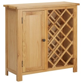 Weinregal für 11 Weinflaschen 80x32x80 cm Eichenholz von vidaXL, Weinregale - Ref: Foro24-289200, Preis: 219,99 €, Rabatt: %