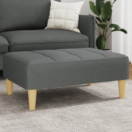 Dark gray fabric footstool 77x55x31 cm by vidaXL, Ottomans - Ref: Foro24-4007363, Price: 79,75 €, Discount: %