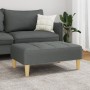 Dark gray fabric footstool 77x55x31 cm by vidaXL, Ottomans - Ref: Foro24-4007363, Price: 79,75 €, Discount: %