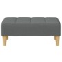 Dark gray fabric footstool 77x55x31 cm by vidaXL, Ottomans - Ref: Foro24-4007363, Price: 79,75 €, Discount: %