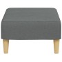 Dark gray fabric footstool 77x55x31 cm by vidaXL, Ottomans - Ref: Foro24-4007363, Price: 79,75 €, Discount: %