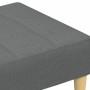 Dark gray fabric footstool 77x55x31 cm by vidaXL, Ottomans - Ref: Foro24-4007363, Price: 79,75 €, Discount: %