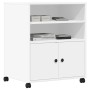 Druckerständer mit Rollen weiß 60x48x74 cm von vidaXL, Drucker unterstützt - Ref: Foro24-840632, Preis: 100,01 €, Rabatt: %