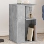 Mesa auxiliar madera de ingeniería gris hormigón 35x35x60 cm de vidaXL, Mesas de centro - Ref: Foro24-840740, Precio: 44,49 €...