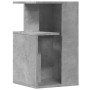 Mesa auxiliar madera de ingeniería gris hormigón 35x35x60 cm de vidaXL, Mesas de centro - Ref: Foro24-840740, Precio: 44,49 €...