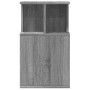 Mesa auxiliar madera de ingeniería gris Sonoma 35x35x60 cm de vidaXL, Mesas de centro - Ref: Foro24-840742, Precio: 46,99 €, ...