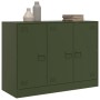 Olive green steel sideboard 99x39x73 cm by vidaXL, Sideboards - Ref: Foro24-841725, Price: 174,40 €, Discount: %