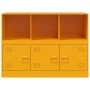 Mustard yellow steel sideboard 99x39x73 cm by vidaXL, Sideboards - Ref: Foro24-841790, Price: 147,99 €, Discount: %