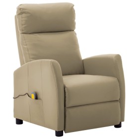 Cappuccino synthetic leather massage chair by vidaXL, Electric massage chairs - Ref: Foro24-289729, Price: 163,99 €, Discount: %