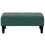 Dark green velvet footstool 77x55x31 cm by vidaXL, Ottomans - Ref: Foro24-4007368, Price: 69,74 €, Discount: %