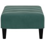 Dark green velvet footstool 77x55x31 cm by vidaXL, Ottomans - Ref: Foro24-4007368, Price: 77,97 €, Discount: %